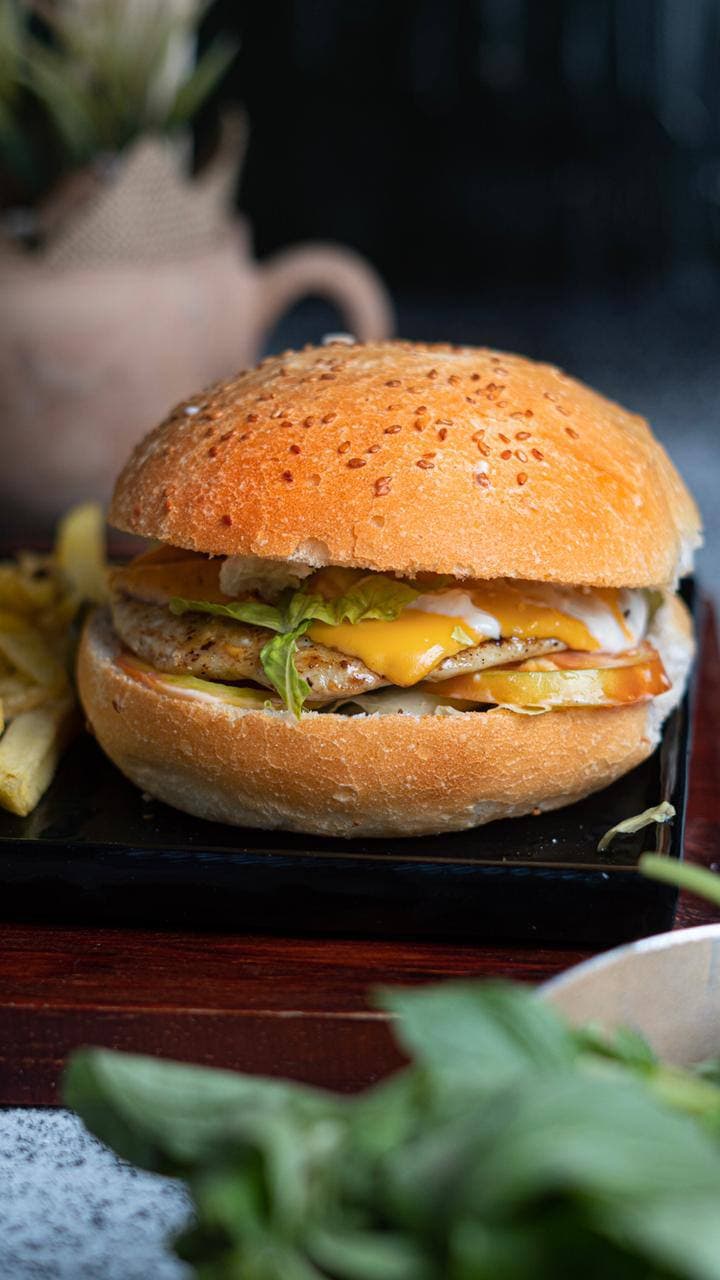 Double Chicken Burger