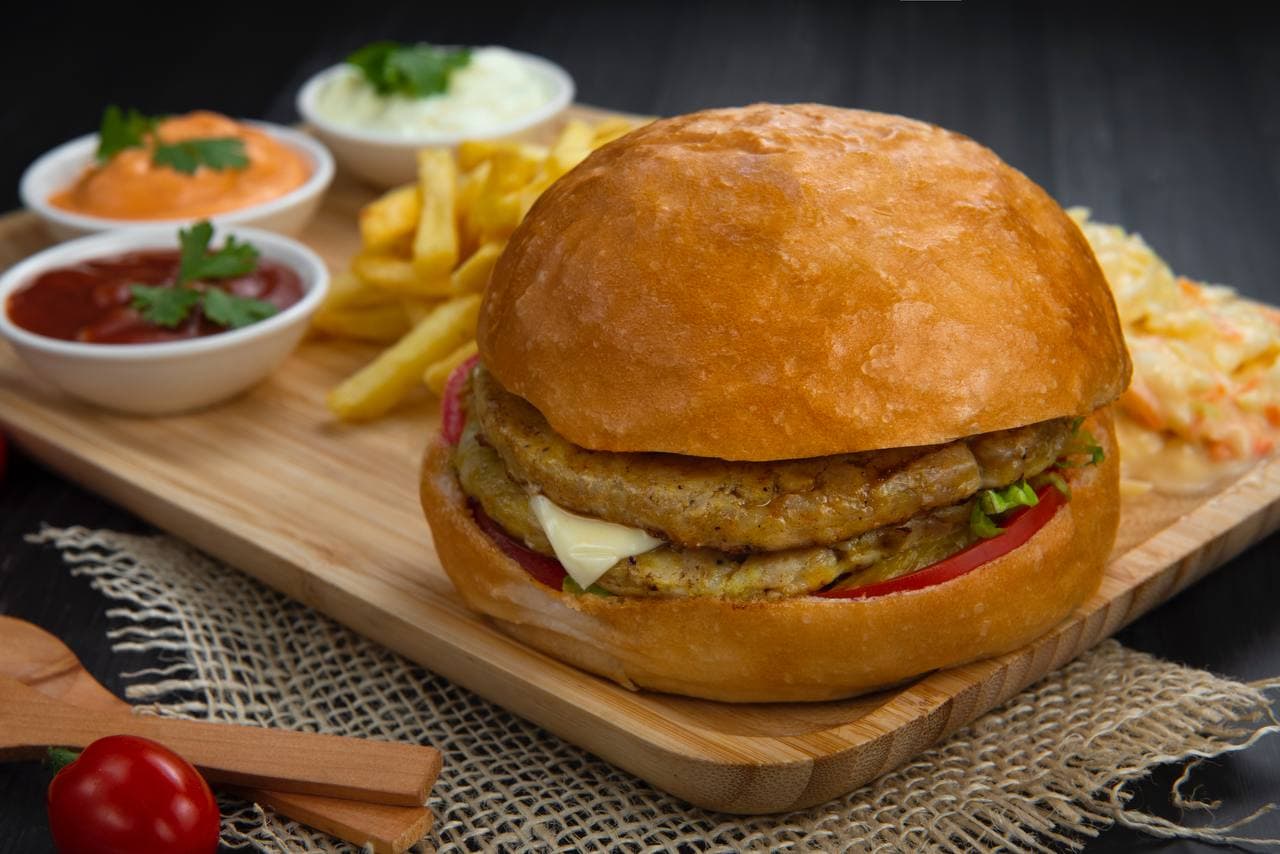 Double Chicken Burger